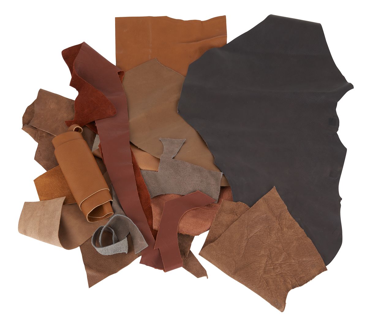 Lederreste, 1kg | VBS Hobby Bastelshop