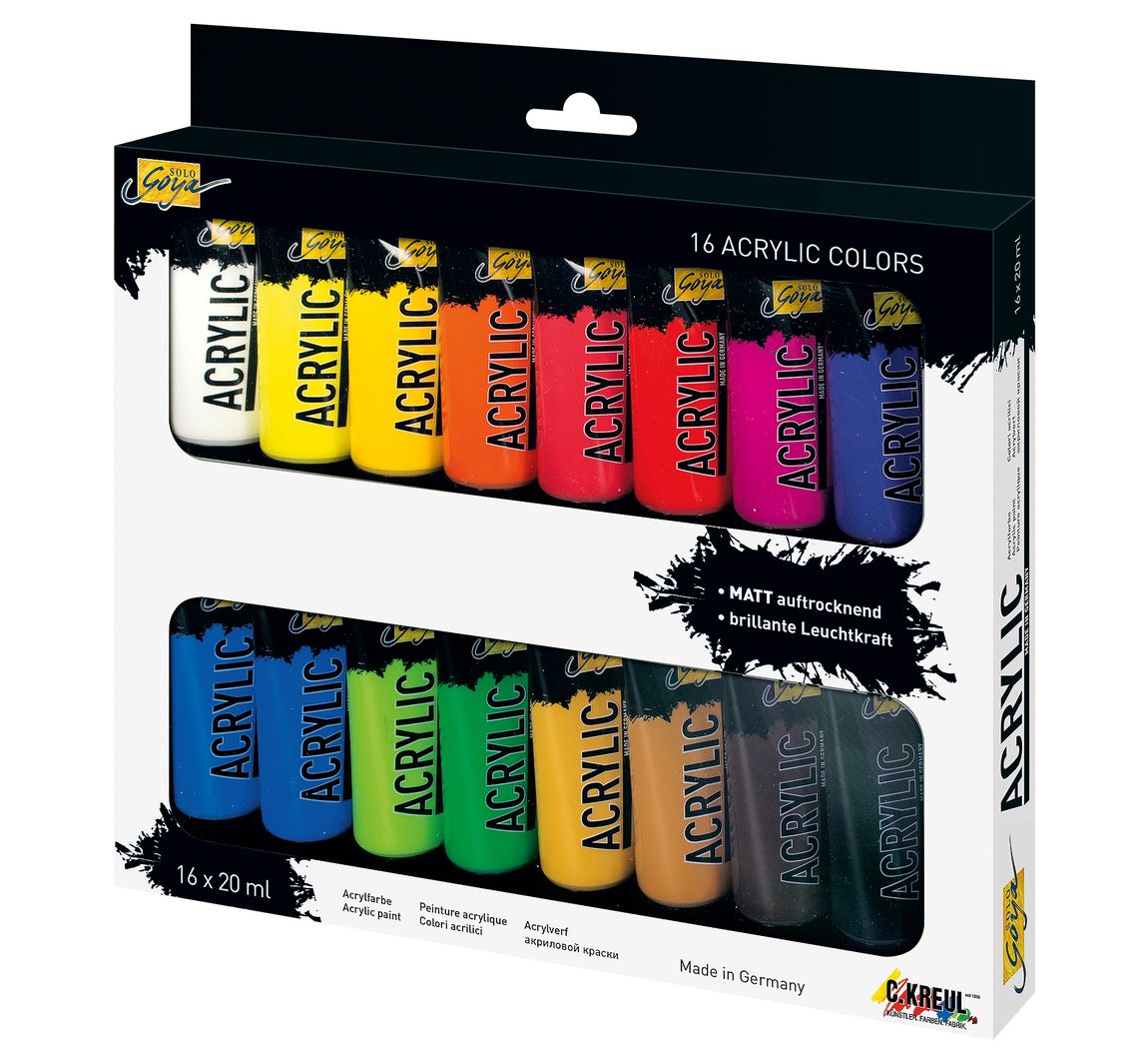Solo Goya Acrylic, 16er-Set