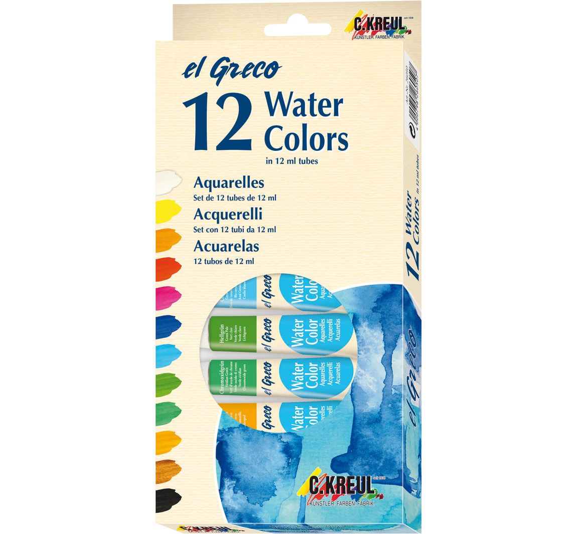 KREUL el Greco Aquarellfarben-Set