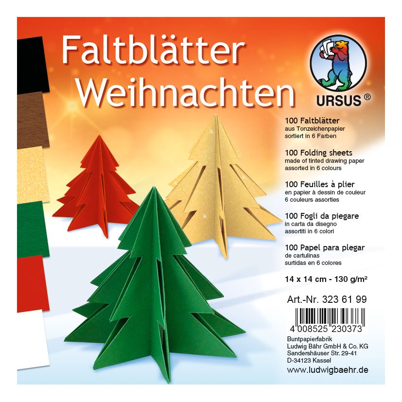 Faltblätter "Weihnachten" VBS Hobby