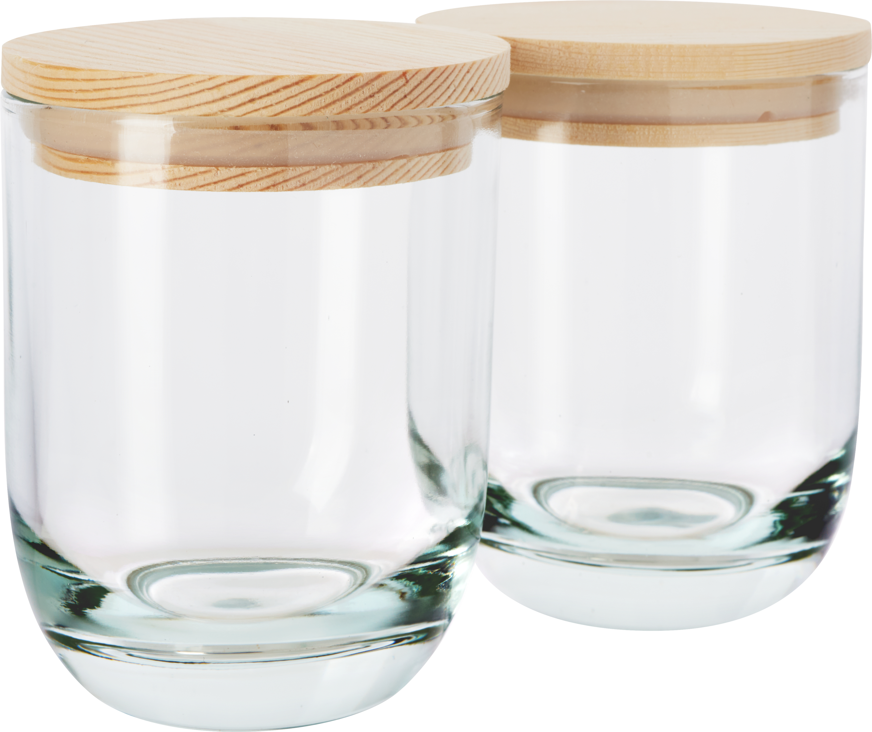 VBS Glas mit Holzdeckel, 2 Stück