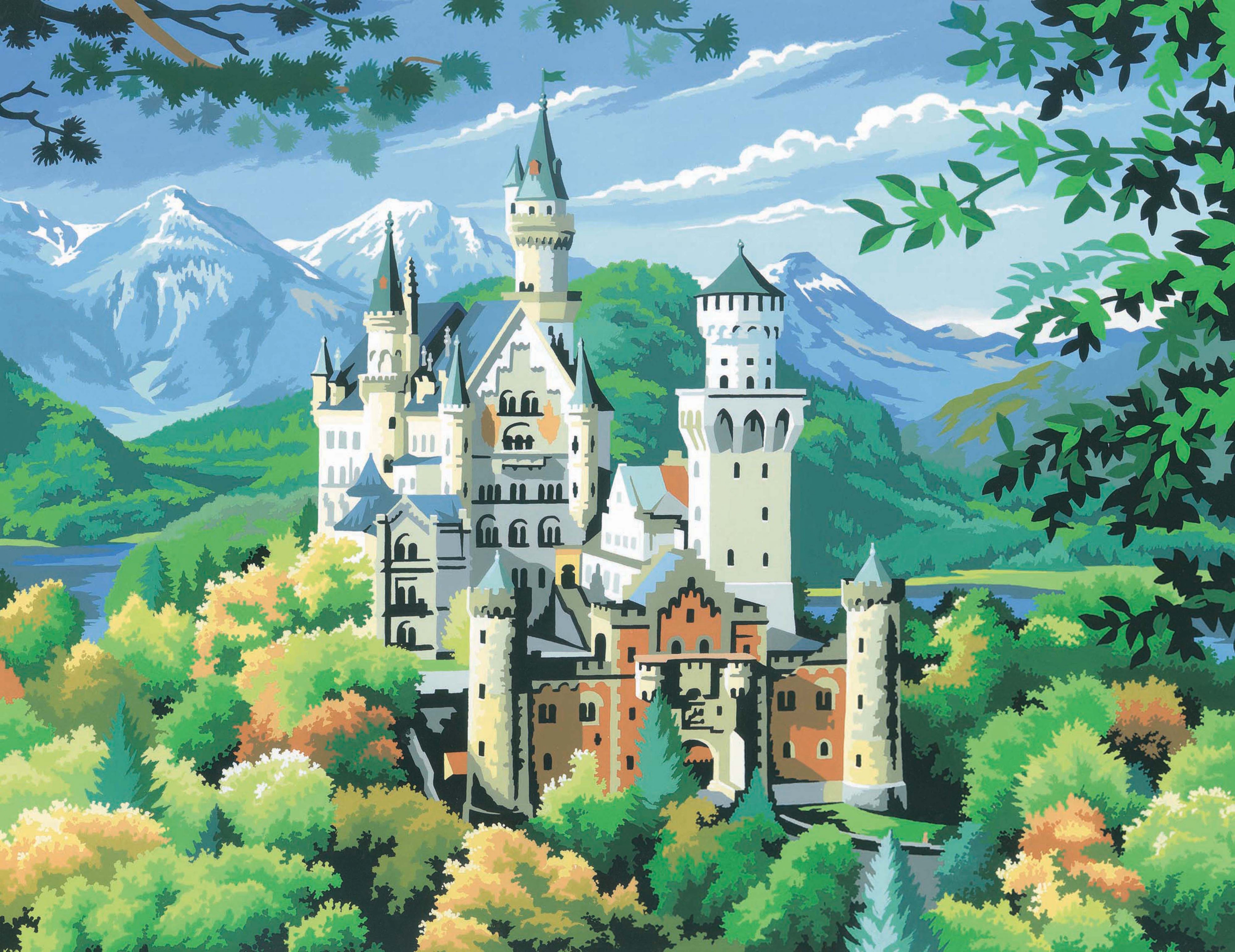 Картинки нарисованные дворец