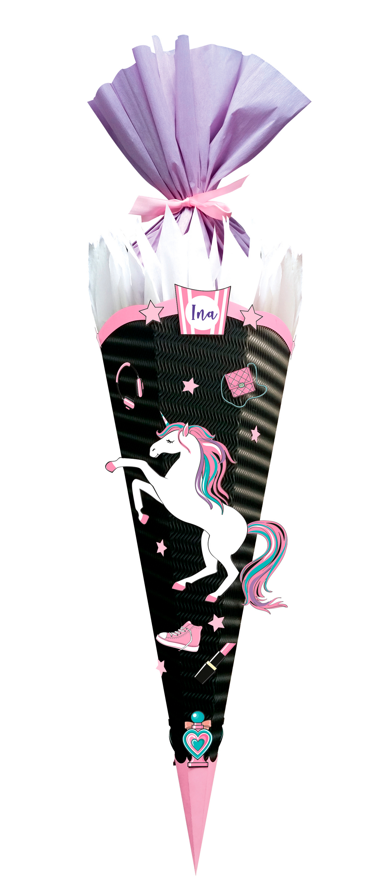Step by Step - Unicorn Nuala, Schultüte, Zuckertüte, Schulkind Step by Step - Unicorn Nuala, Schultüte, Zuckertüte, Schulkind