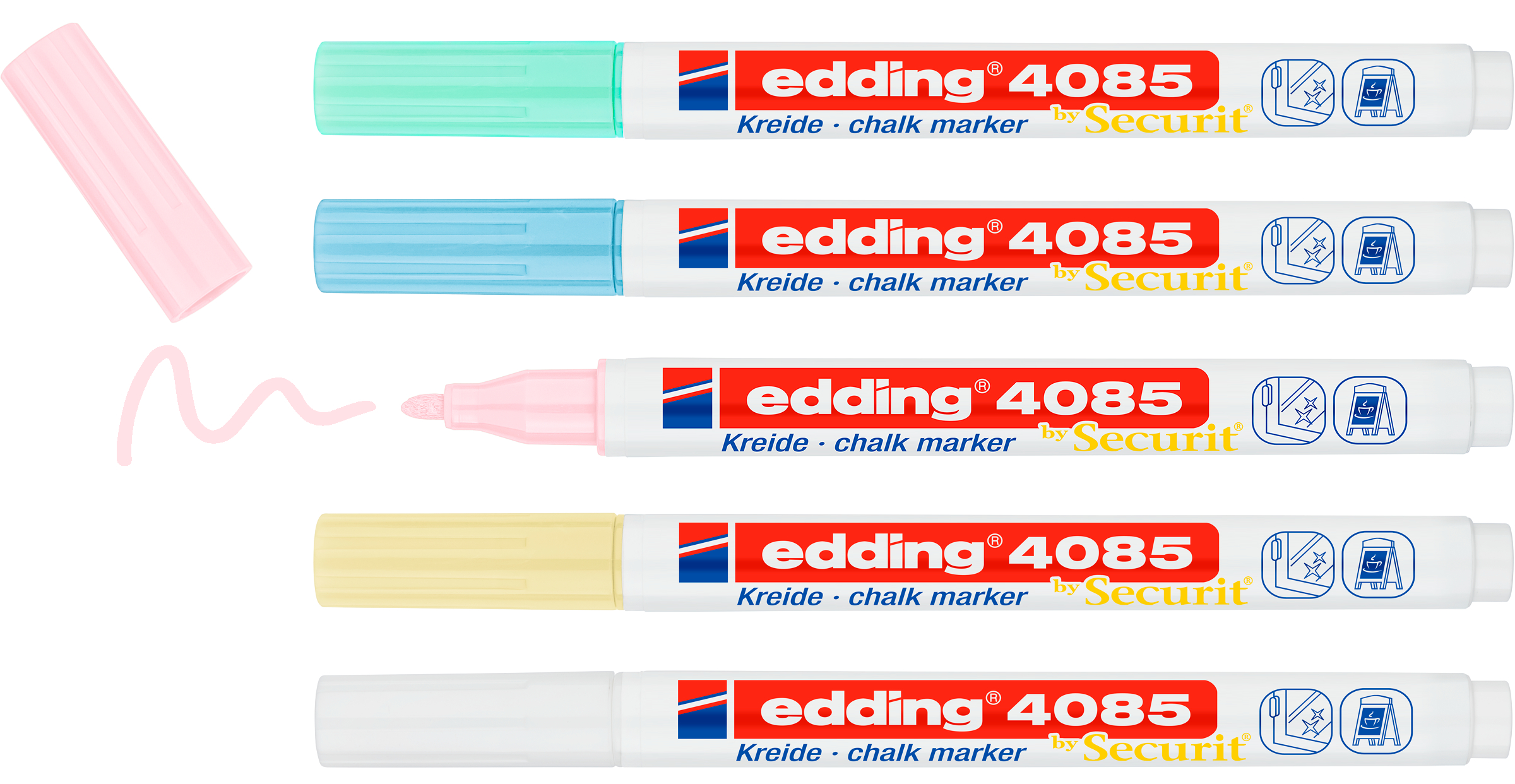 Edding 4090 folyékony krétamarker fehér vásárlása az -nál