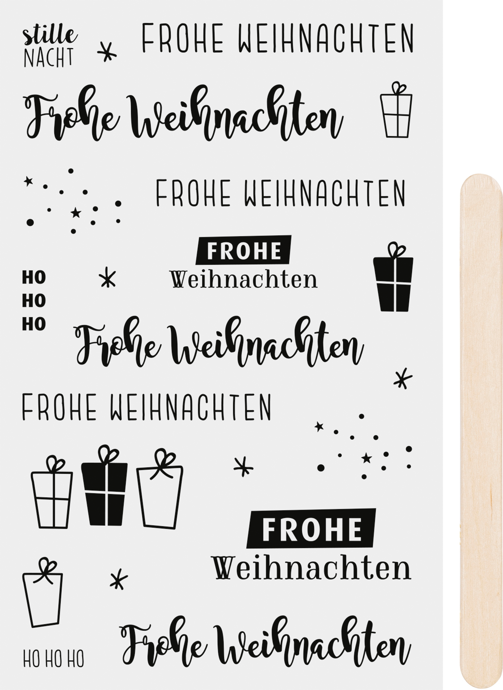 RubbelSticker "Frohe Weihnachten" VBS Hobby