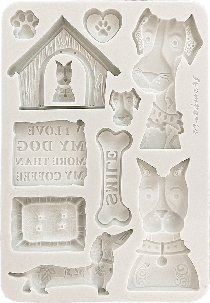 First Impressions Molds Fisch-Silikonform A206 – 7 Mulden, Lebensmittelecht, Für Fondant, Seife, Kerzen & Mehr