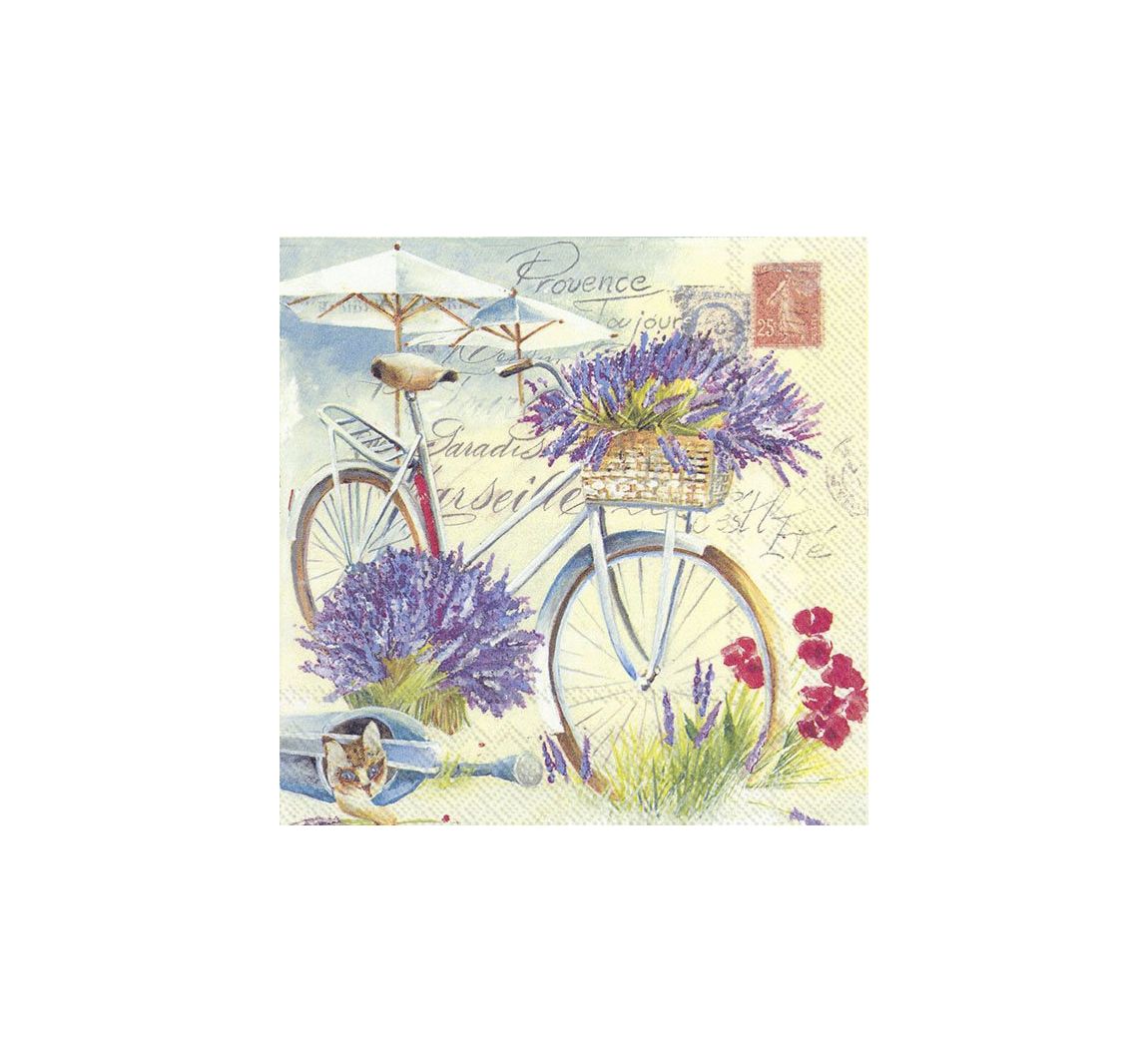 Serviette Provence Urlaub - 20 Stück