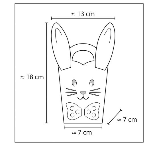 Mini Taschen "Osterhase"