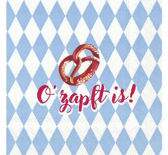 Serviette "O' zapft is"