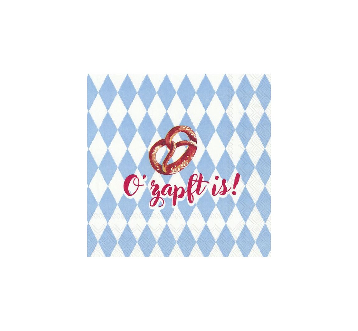 Serviette O' zapft is - 5 Stück