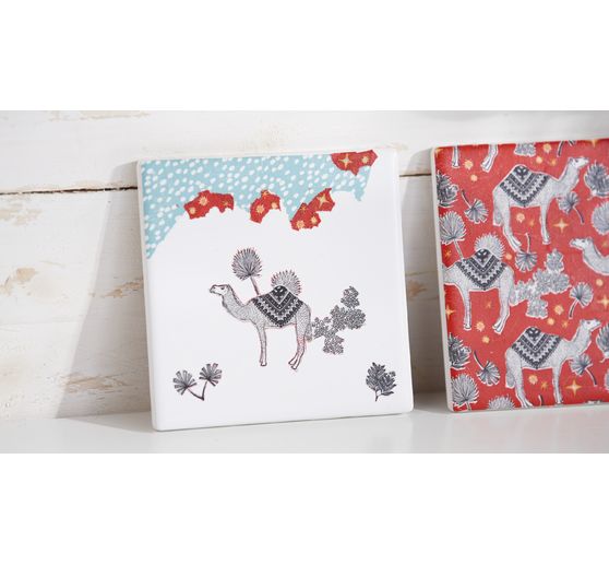 Décopatch-Papier "Flying Dots Lagune"