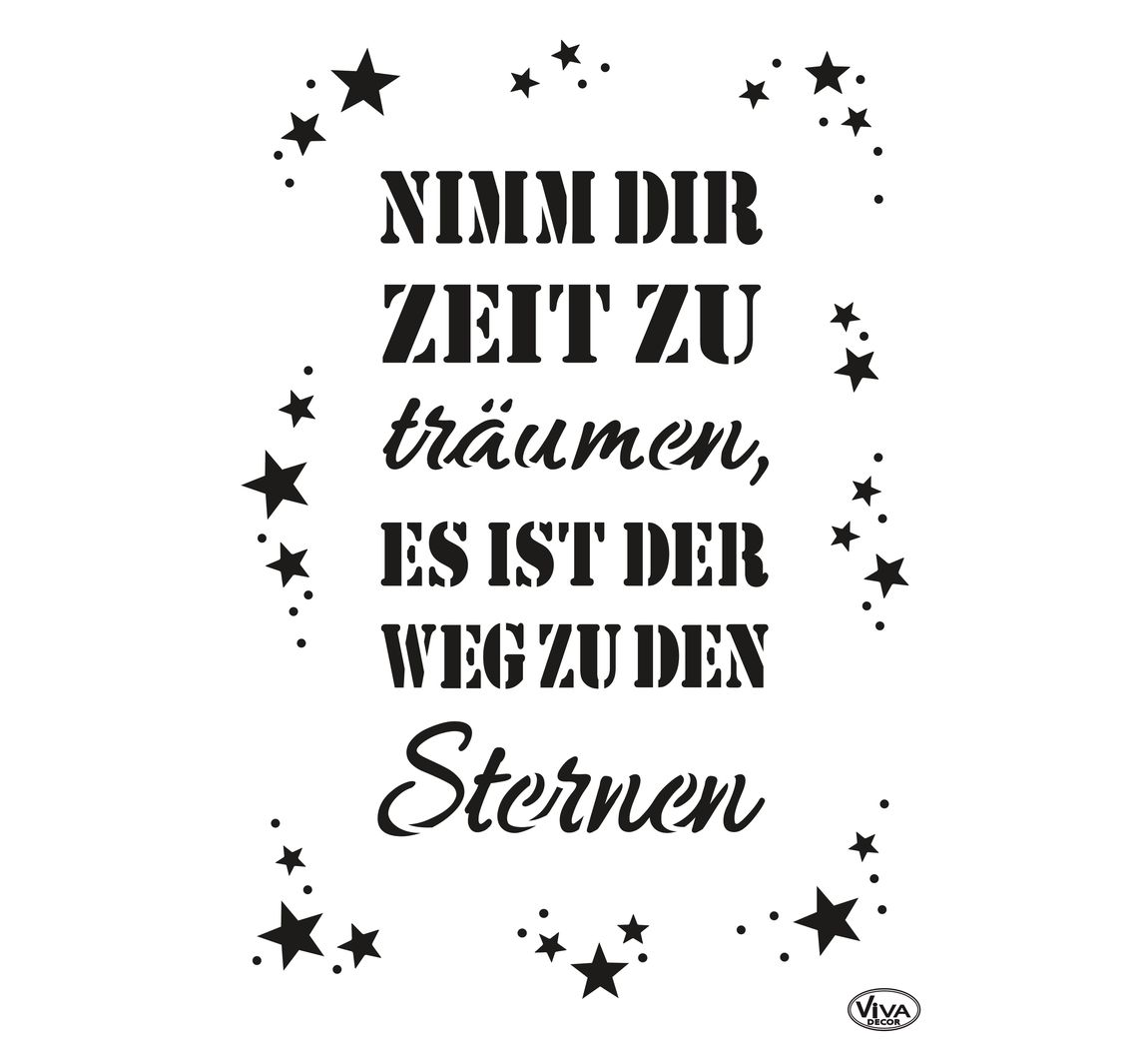Schablone "Nimm dir Zeit"
