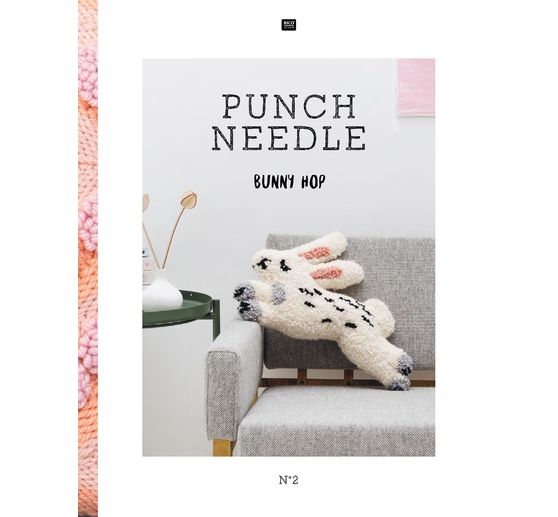 Rico Design Buch Punch Needle No. 2 Bunny Hop