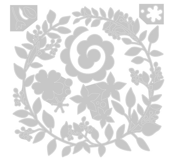 Sizzix Thinlits Stanzschablone "Wedding Wreath"