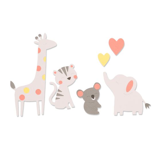 Sizzix Bigz Stanzschablone "Zoo Friends"