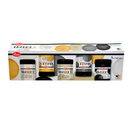 Viva Decor Chalky deckend "Klassisch", 5er-Set
