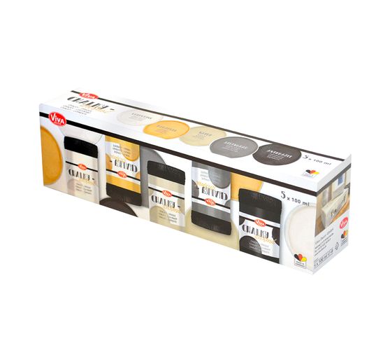 Viva Decor Chalky deckend "Klassisch", 5er-Set