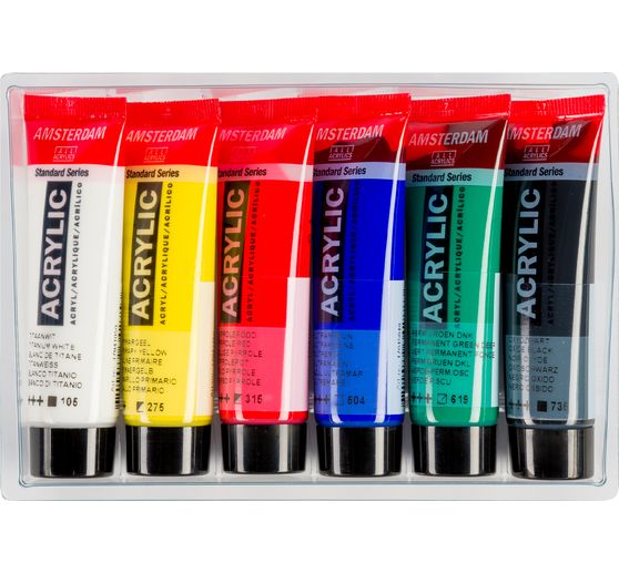 Talens AMSTERDAM Acrylfarben-Set "General Selection 6"