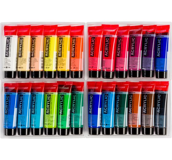 Talens AMSTERDAM Acrylfarben-Set "General Selection 24"