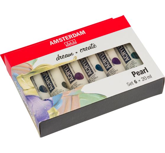 Talens AMSTERDAM Acrylfarben-Set "Pearlescent"