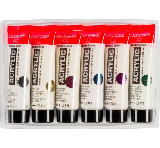 Talens AMSTERDAM Acrylfarben-Set "Pearlescent"