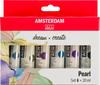 Talens AMSTERDAM Acrylfarben-Set "Pearlescent"