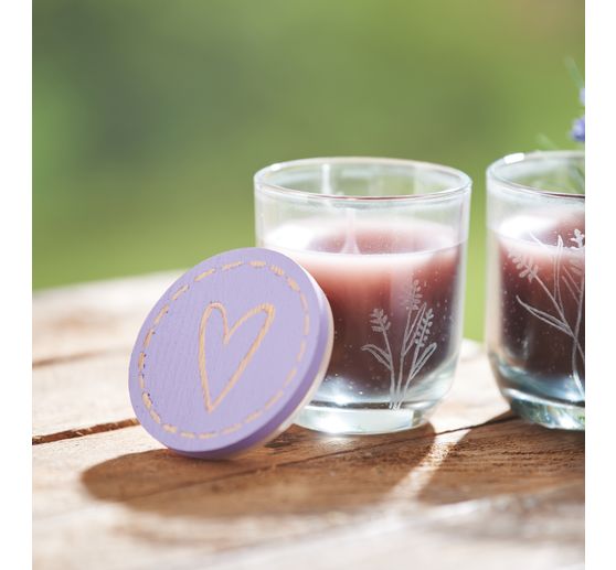 VBS Glas mit Holzdeckel, 2 Stück