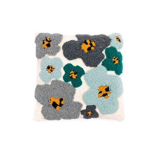 Rico Design Punch Needle Set "Kissen Blumen"