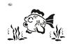 Schablone Blob Paint "Fisch"