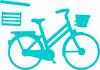 Punching template "Bicycle with basket"