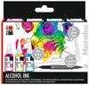 Marabu Alcohol Ink Set "FLOWERS"