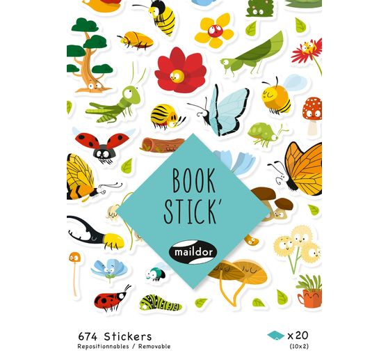Sticker-Buch "Happy Nature" 674 Stück