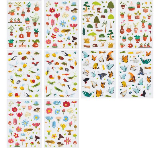 Sticker-Buch "Happy Nature" 674 Stück