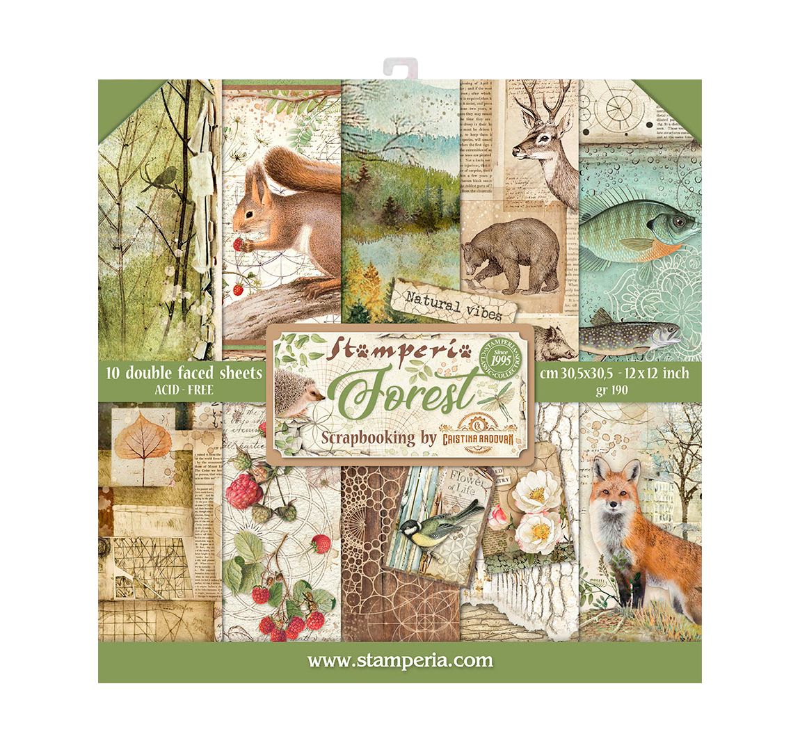 Scrapbook-Block "Forest"