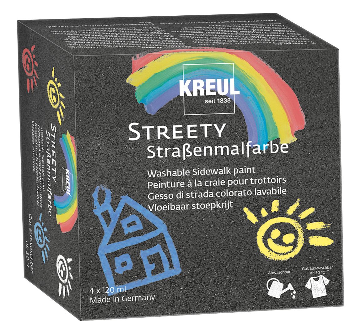 KREUL "Streety Starter-Set" Straßenmalfarbe