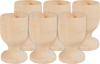 VBS Egg cups, 6 pieces, pine wood