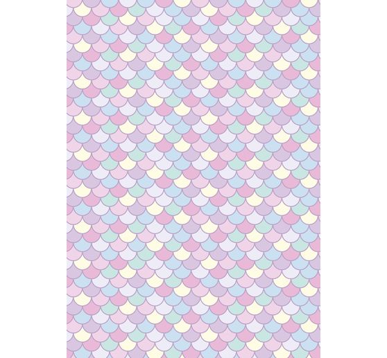 Transparentpapier "Regenbogenschuppen"