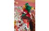 Klarsichtbeutel "Weihnachtsmann" mit Verschlussclips, 10 Stück
