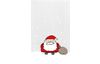 Klarsichtbeutel "Weihnachtsmann" mit Verschlussclips, 10 Stück
