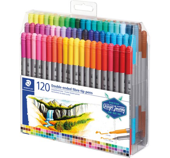 STAEDTLER Doppelfasermaler, 120 St.