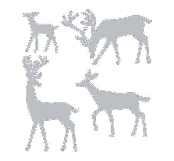 Sizzix Thinlits Stanzschablone "Darling Deer by Tim Holtz"