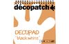 Décopatch Papierblock "Decopad Black and White"