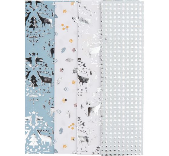 Decopatch Pocket Hot-Foil Collection "Winter-Blau"