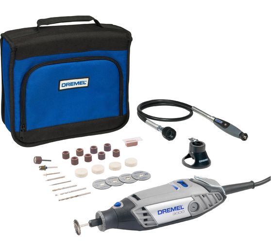 DREMEL 3000-2/25 Arts & Crafts, 2 attachments, 25 pcs. accessories, bag