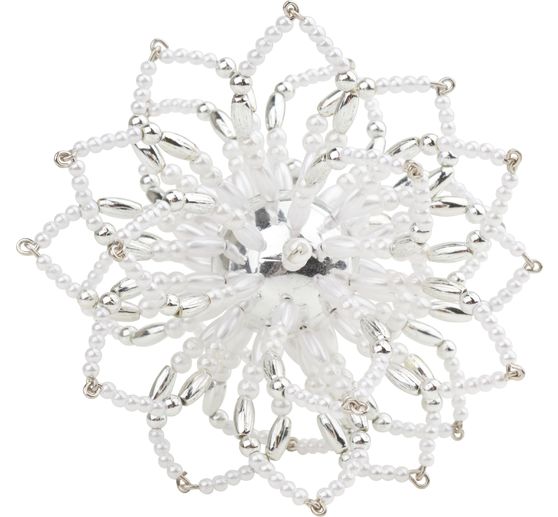Perlenstern-Komplettset "Ice Flower"
