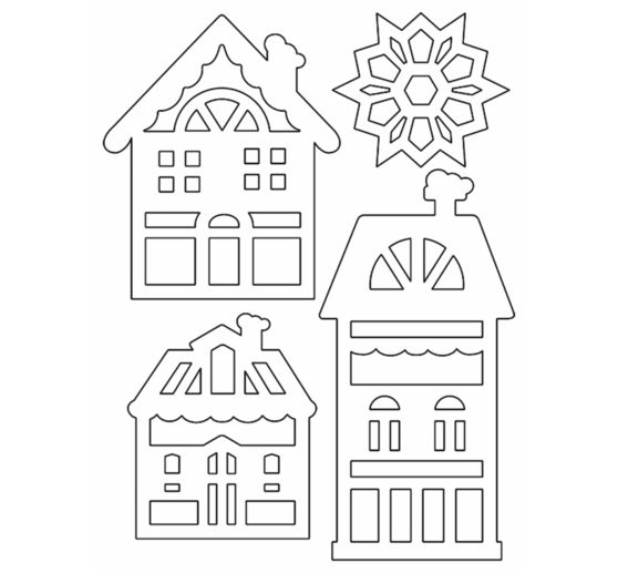 Fensterbilder "Winterzeit"
