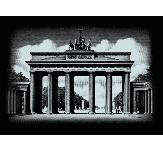 Kratzbilder "Bauwerke", Silber