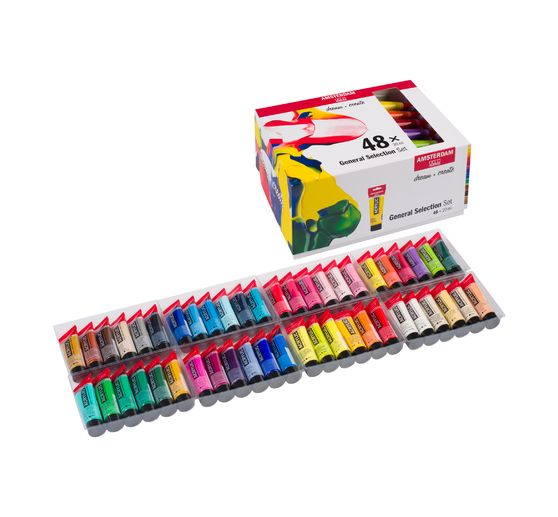 Talens AMSTERDAM Acrylfarben-Set "General Selection 48"