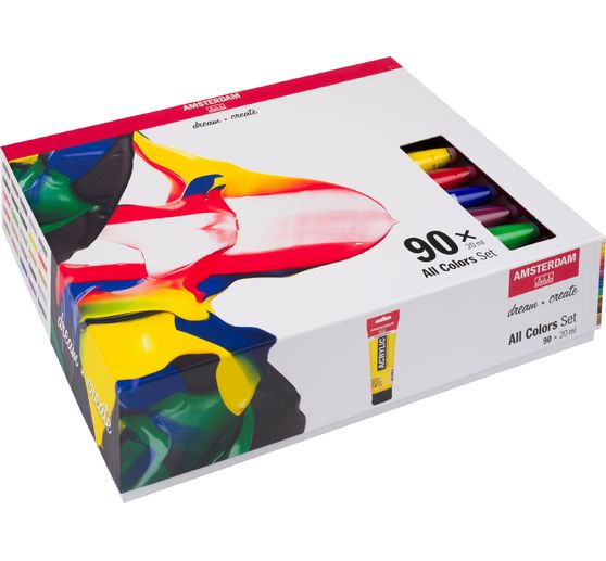 Talens AMSTERDAM Acrylfarben-Set "General Selection 90"