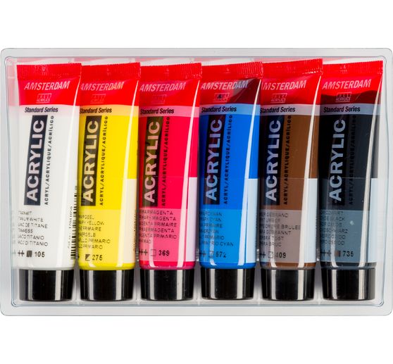 Talens AMSTERDAM Acrylfarben-Set "Primär"